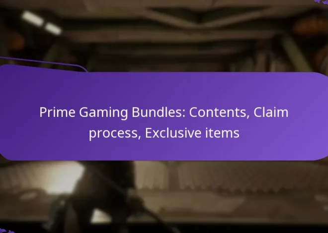 Prime Gaming Bundles: Contents, Claim process, Exclusive items