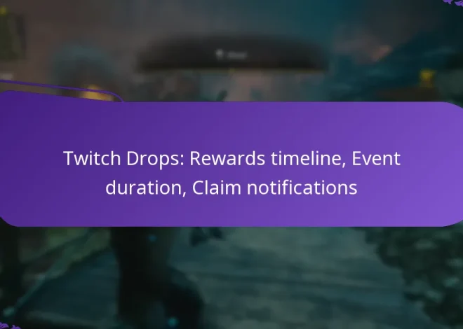 Twitch Drops: Rewards timeline, Event duration, Claim notifications