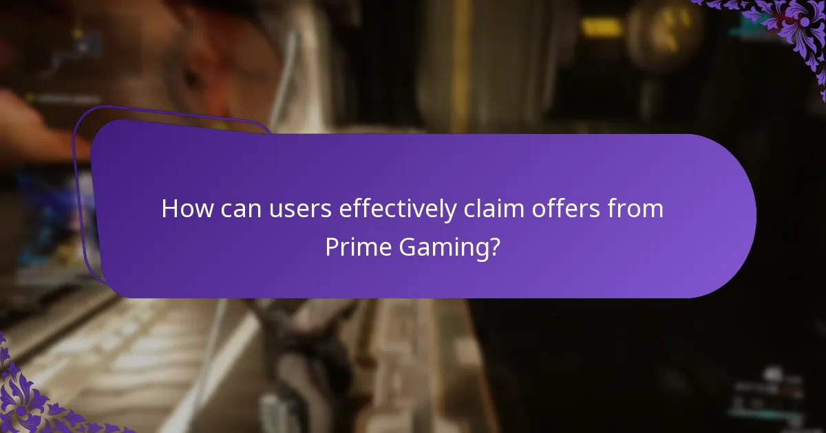 What exclusive offers are currently available through Prime Gaming?