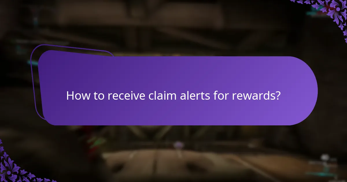 How to set up notifications for in-game events?