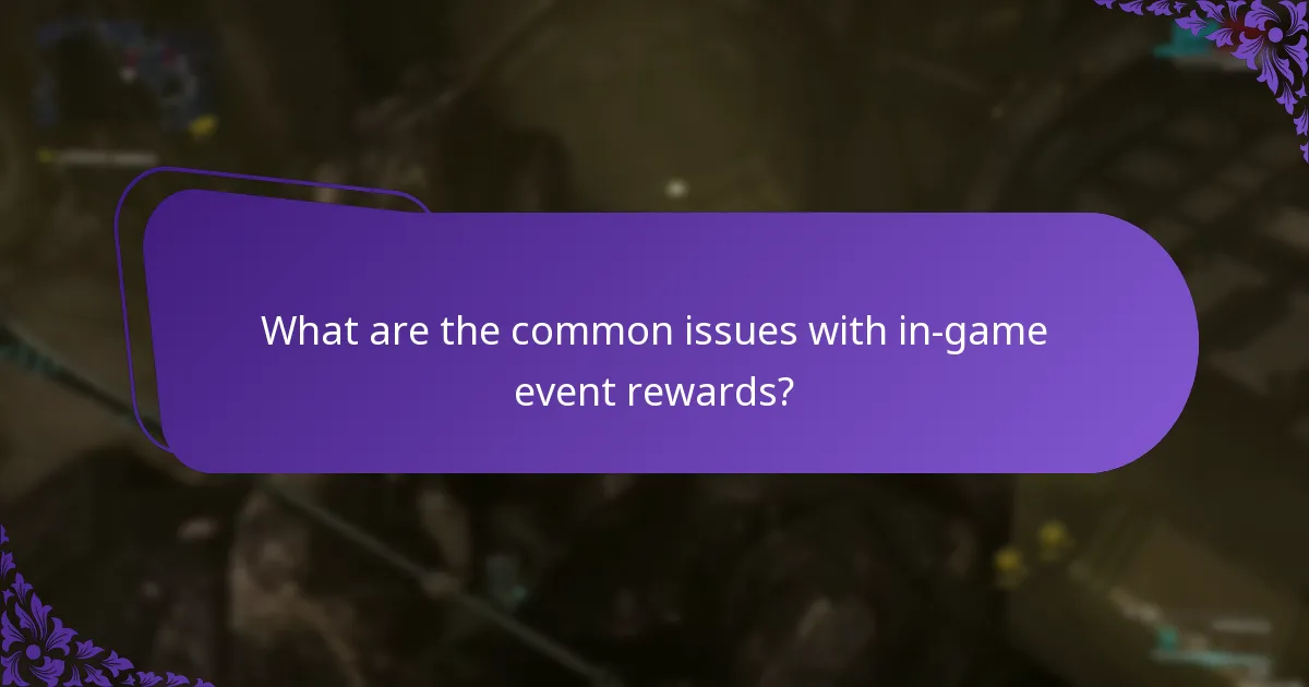 How do I contact support for in-game event rewards?
