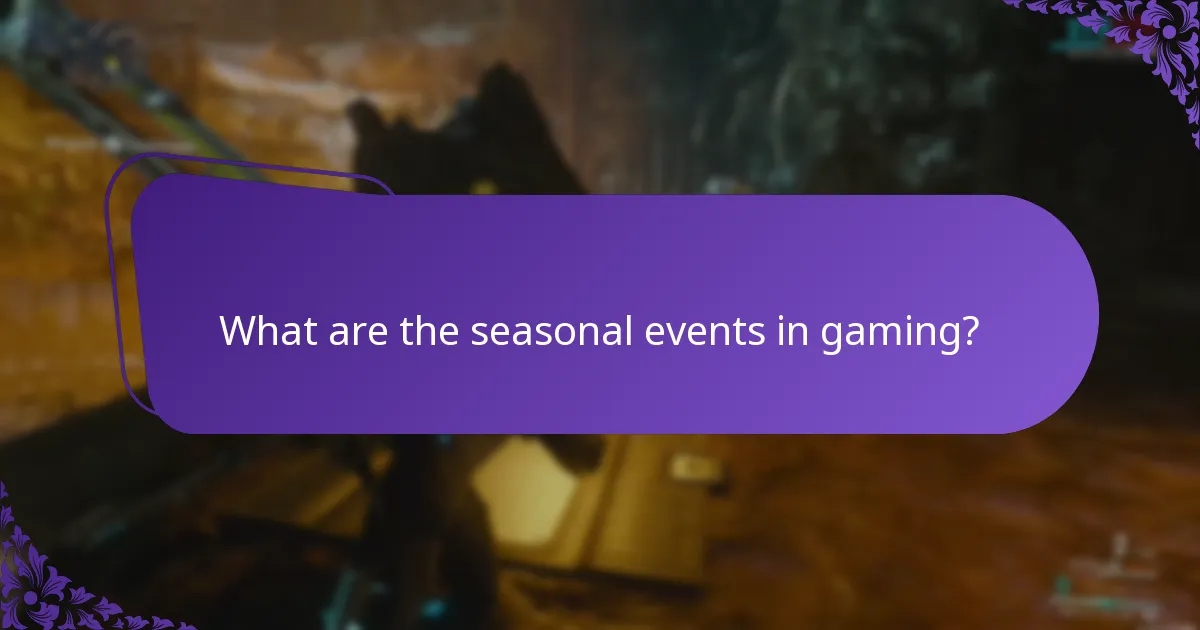What are the benefits of participating in seasonal events?
